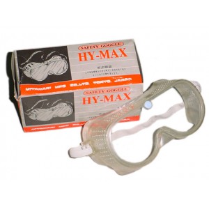 แว่นตากันสะเก็ต-ใส HYMAX(12x1ก) (กล่องสีส้ม) /C